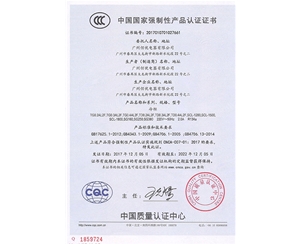 CCC認(rèn)證資質(zhì)證書